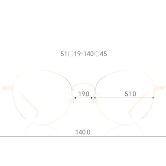JINS RIM SLIM 077 Gold Coil - Picture 4 of 7